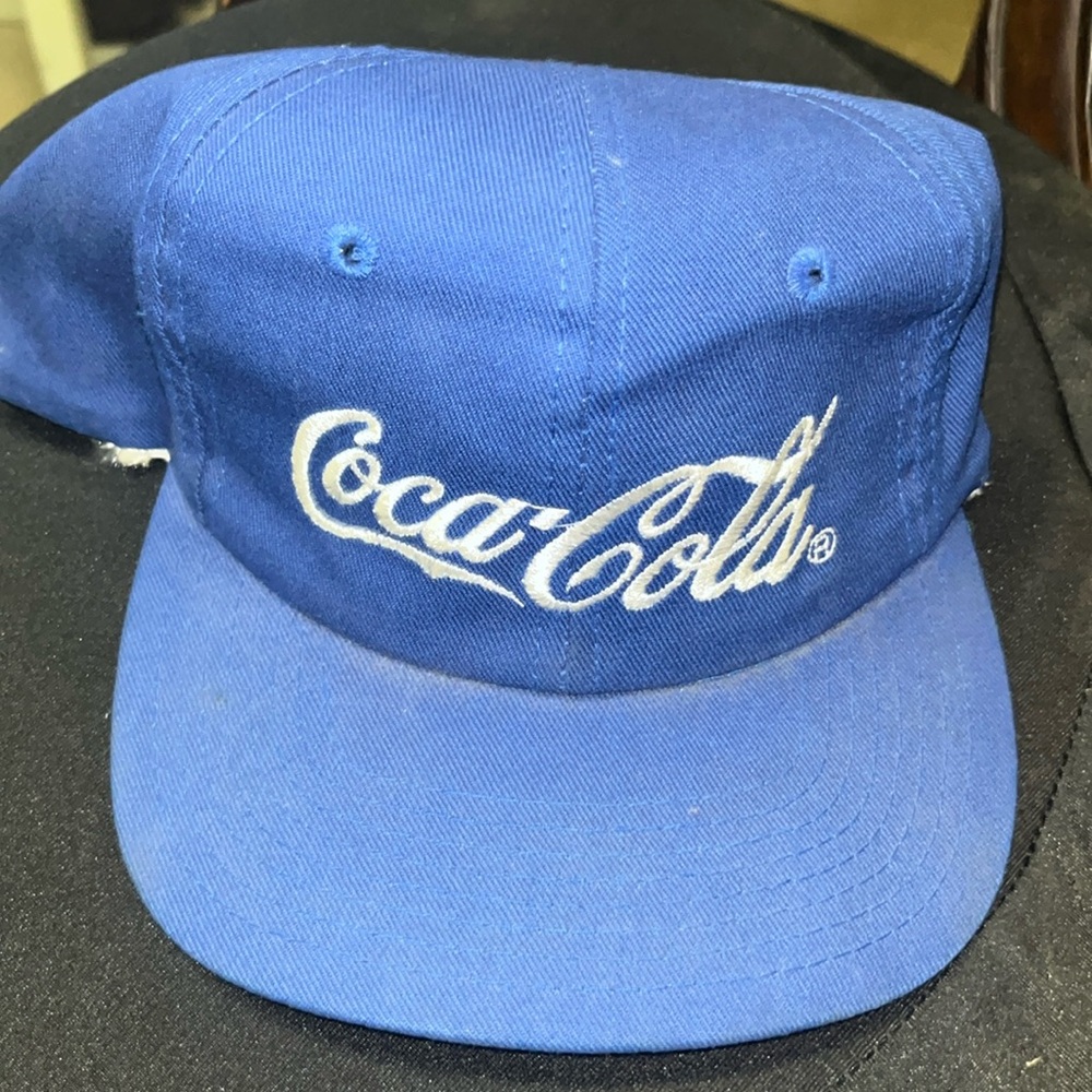 True Vintage Coca-Cola Script Snapback Hat - image 1
